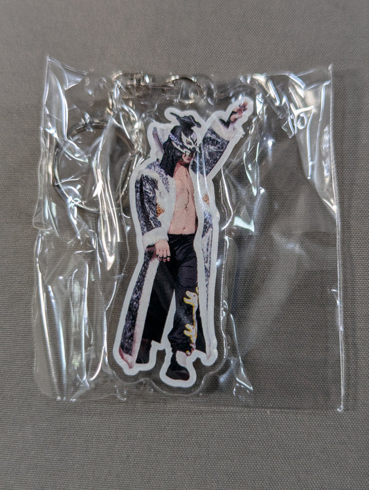 Black Mensore Acrylic Keychain (HAKOBUNE)