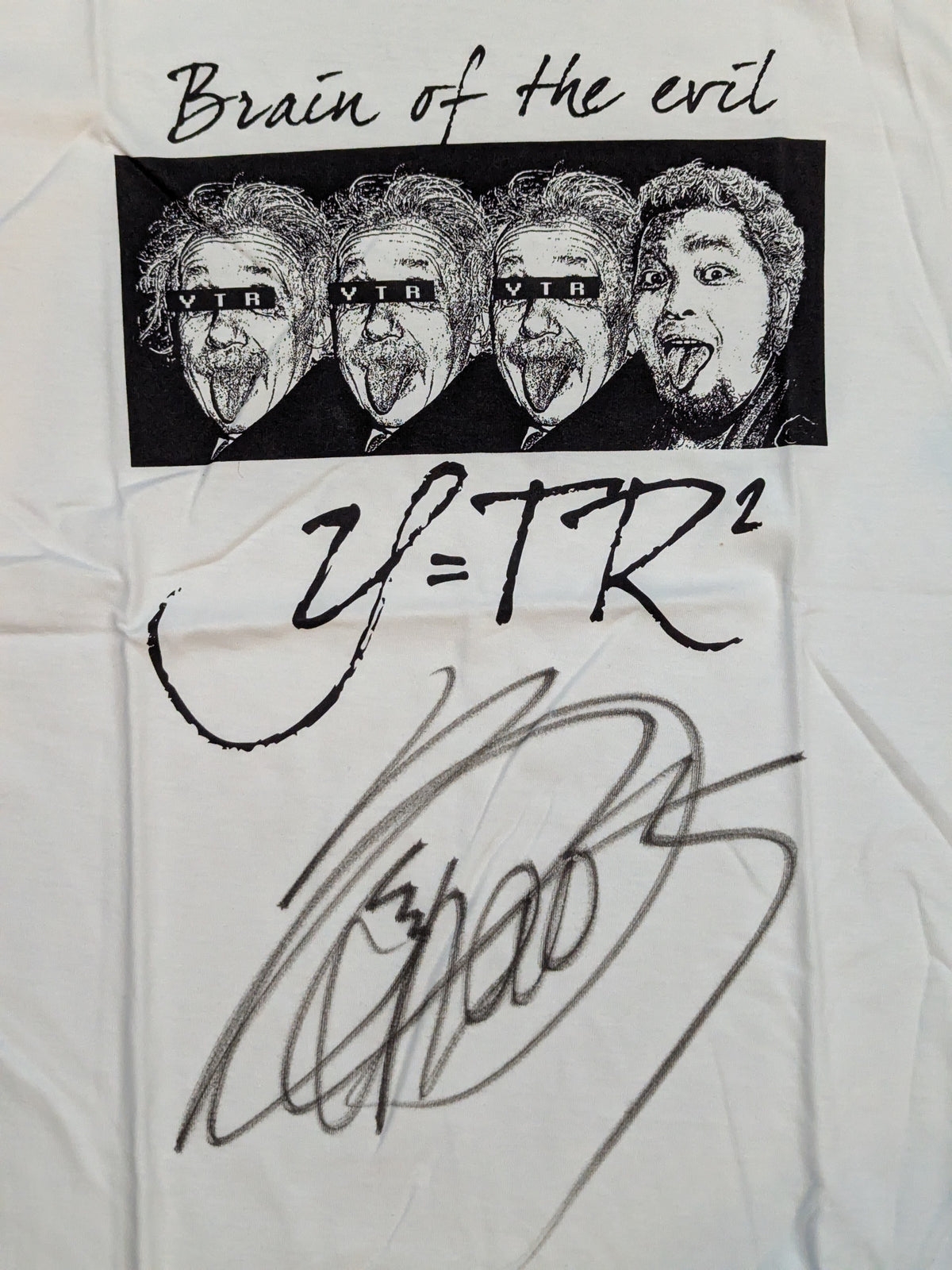 【直筆サイン入り】矢野通「アインシュタイン」Tシャツ