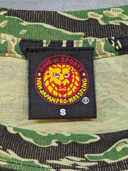 [Kenny Omega hand signed autograph] BULLET CLUB 'Tiger Stripe' T-shirt