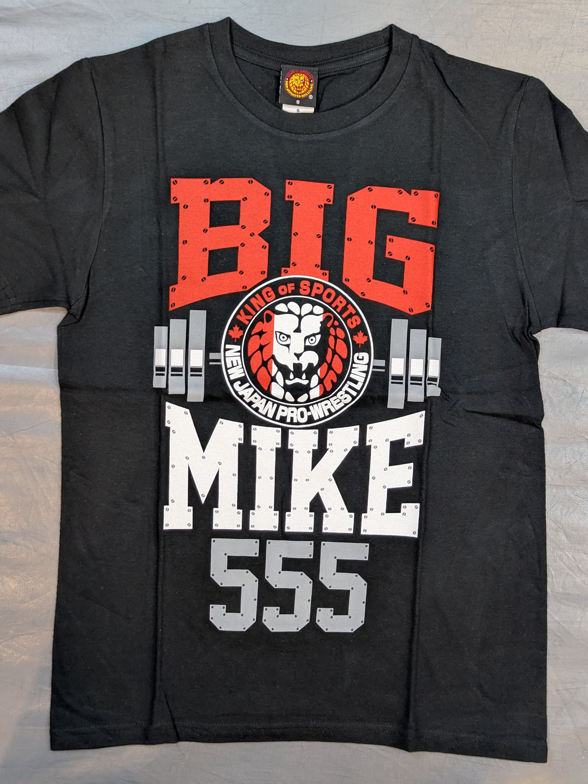 【直筆サイン入り】マイケル・エルガン「BIG MIKE 555」Tシャツ