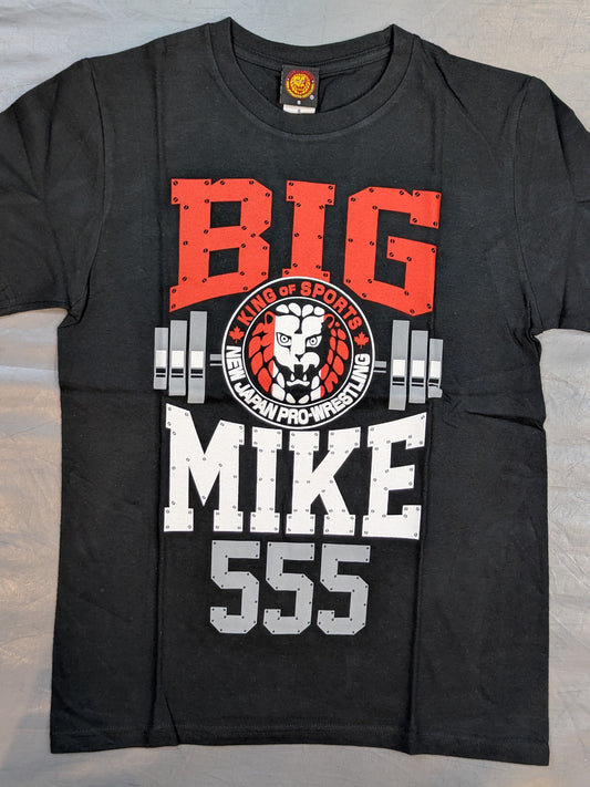 【直筆サイン入り】マイケル・エルガン「BIG MIKE 555」Tシャツ