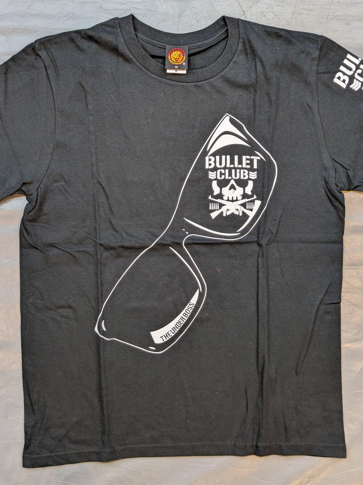 【Bad Luck Farais hand signed autograph】BULLET CLUB "THE UNDER BOSS" T-shirt