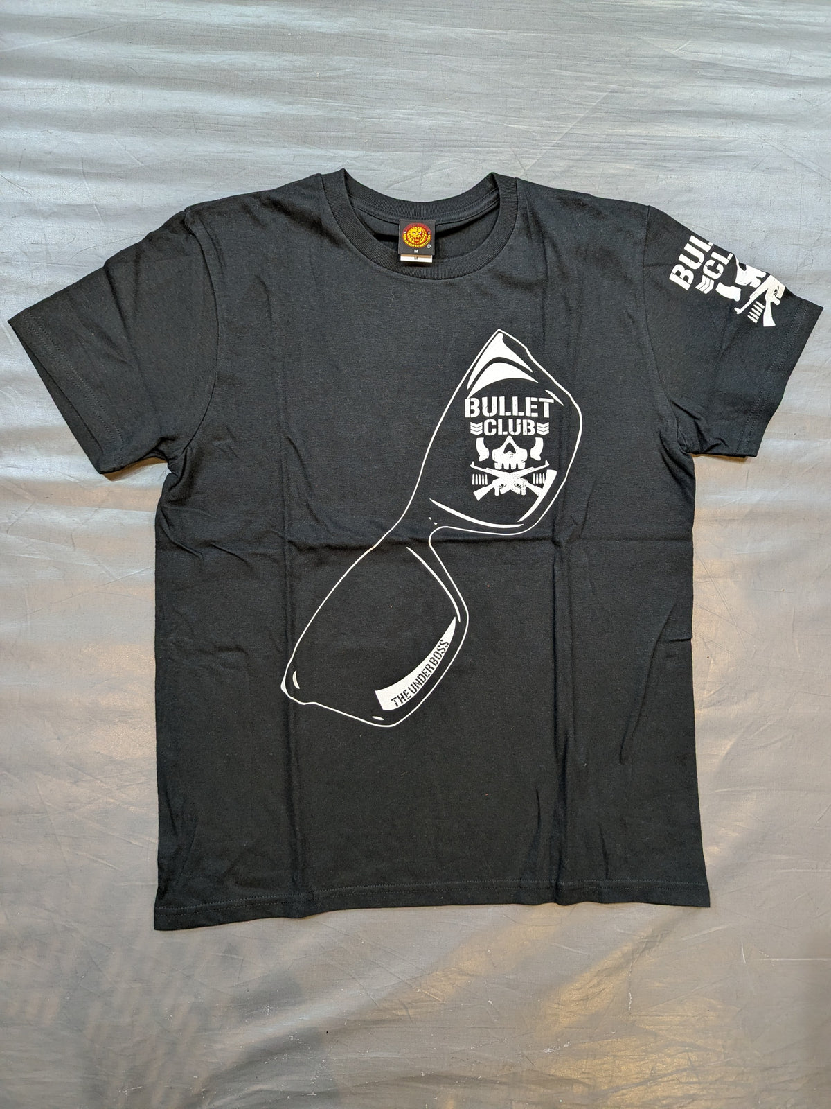 【Bad Luck Farais hand signed autograph】BULLET CLUB "THE UNDER BOSS" T-shirt
