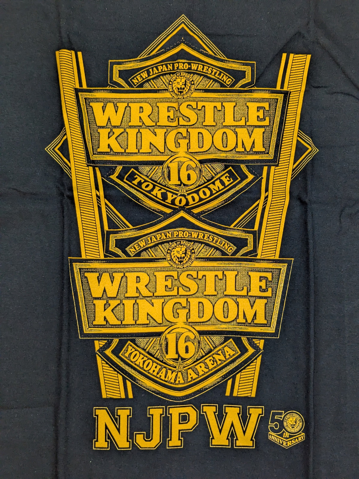 WRESTLE KINGDOM 16 Tournament Commemorative T-Shirt (2)