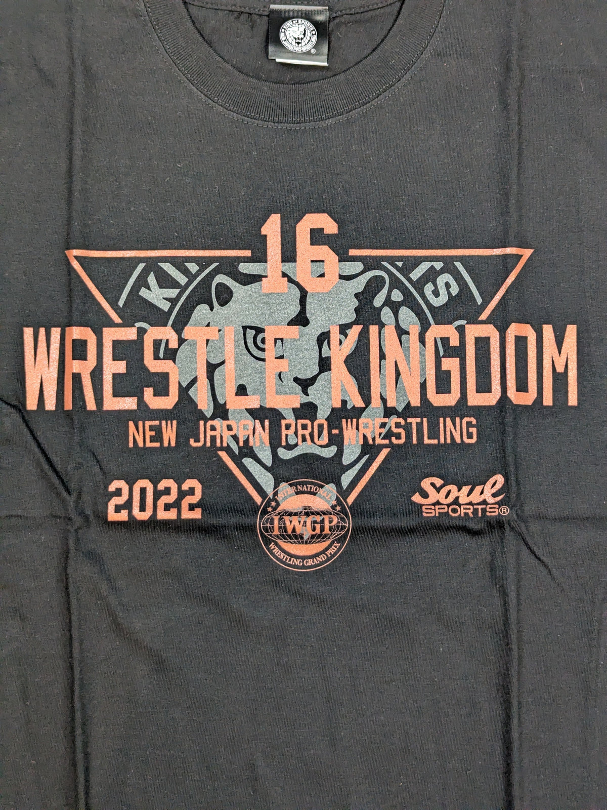 WRESTLE KINGDOM 16 大会記念「SOUL SPORTS」Tシャツ③