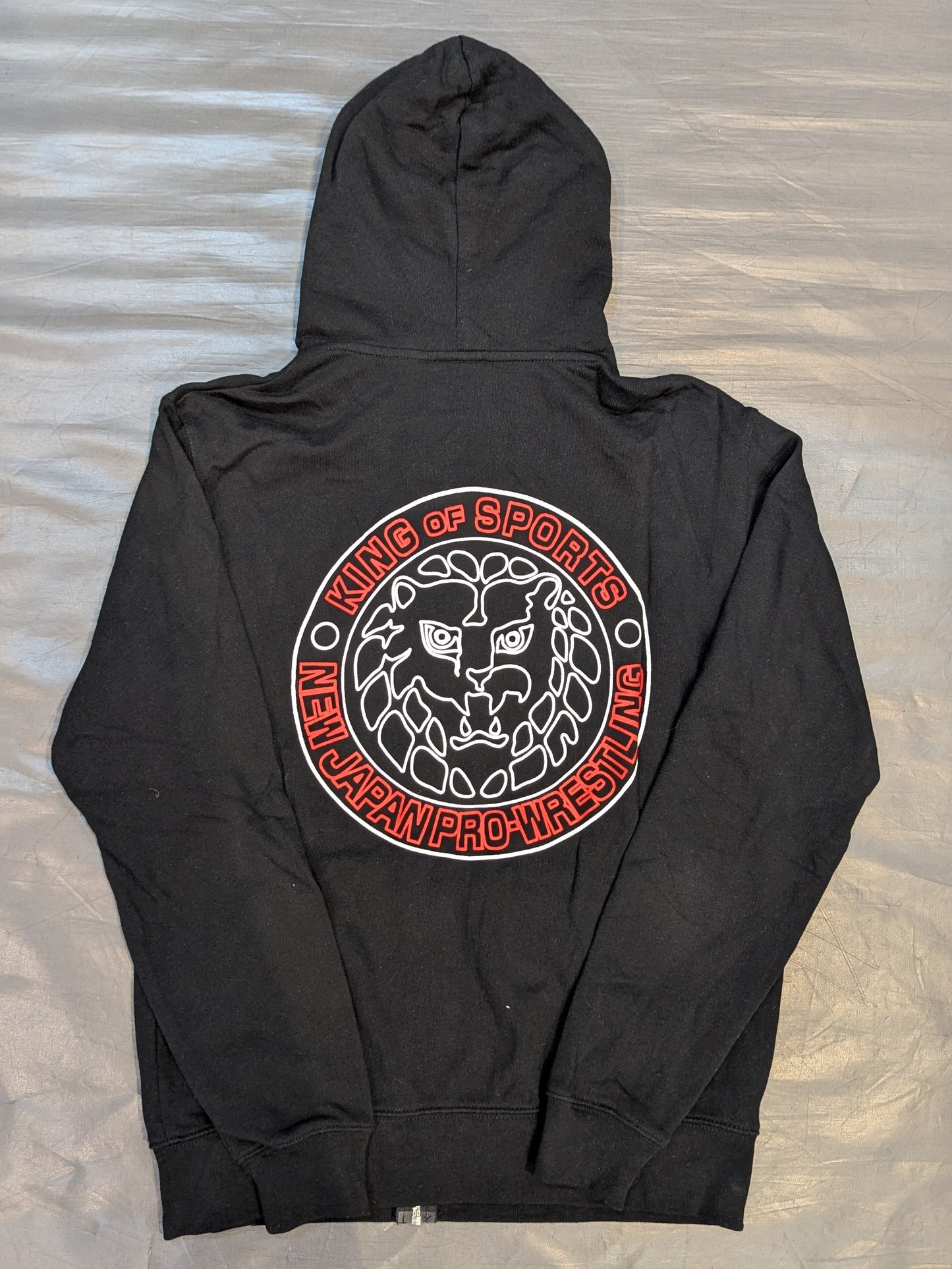 Lion Mark "JPN" Zip Hoodie  (Black)