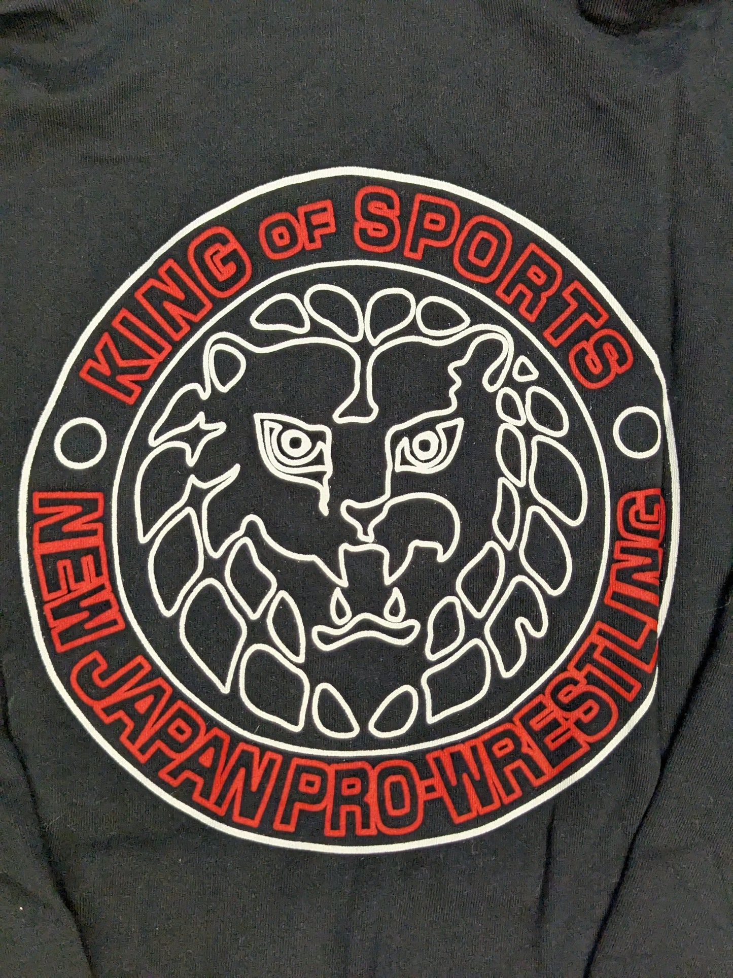 Lion Mark "JPN" Zip Hoodie  (Black)