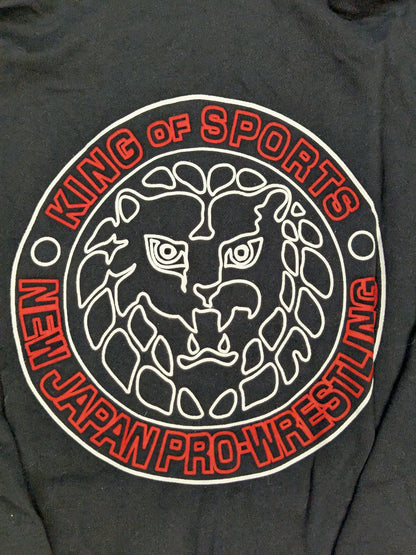 Lion Mark "JPN" Zip Hoodie  (Black)
