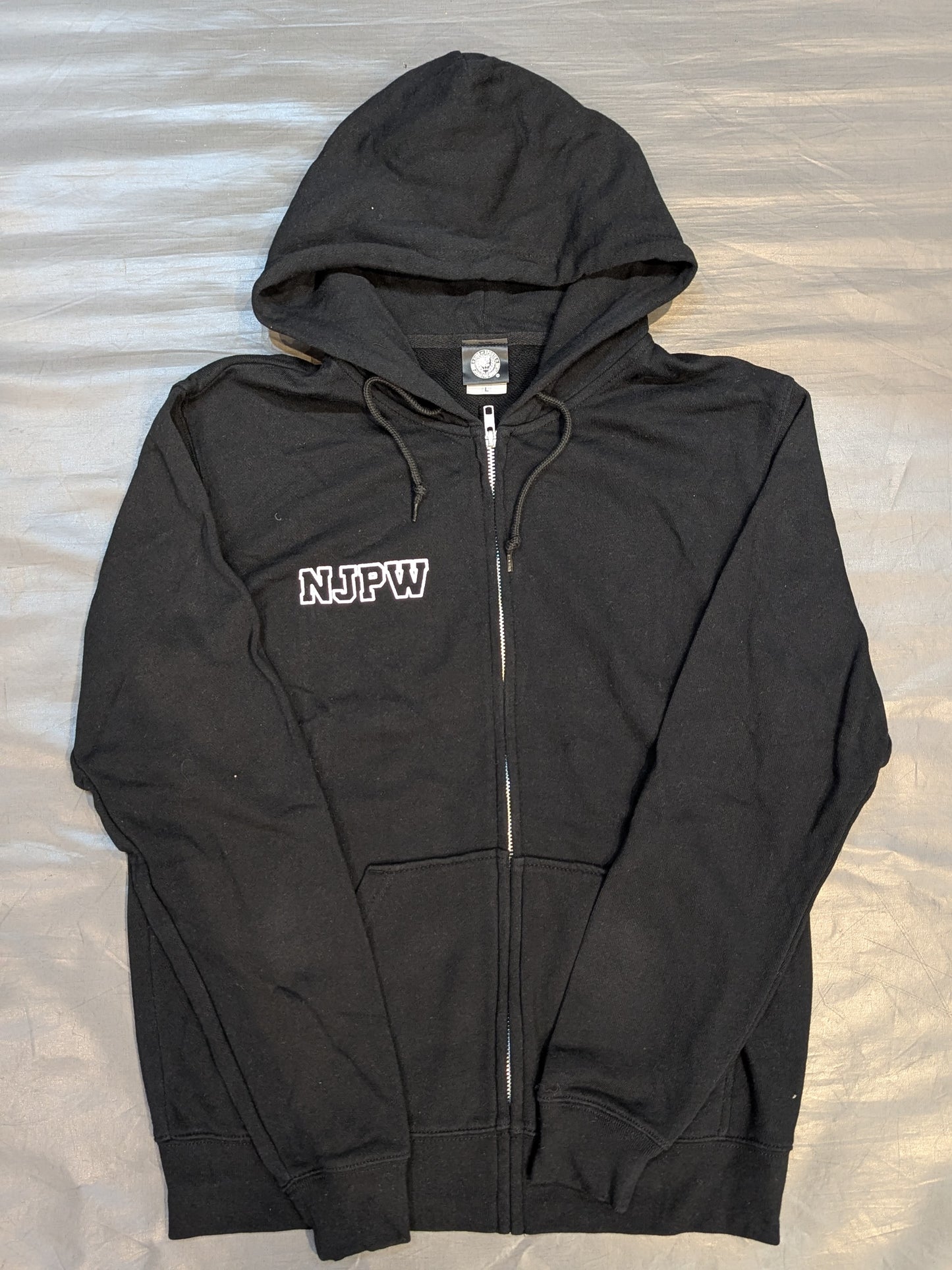 Lion Mark "JPN" Zip Hoodie  (Black)