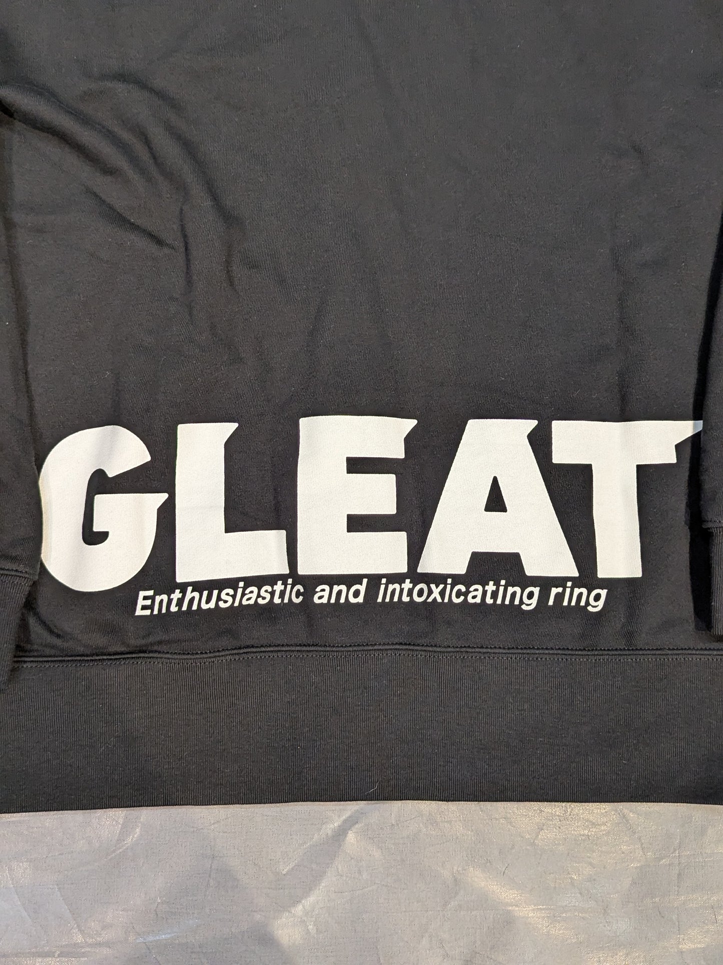 GLEAT ジップパーカー①(ブラック)