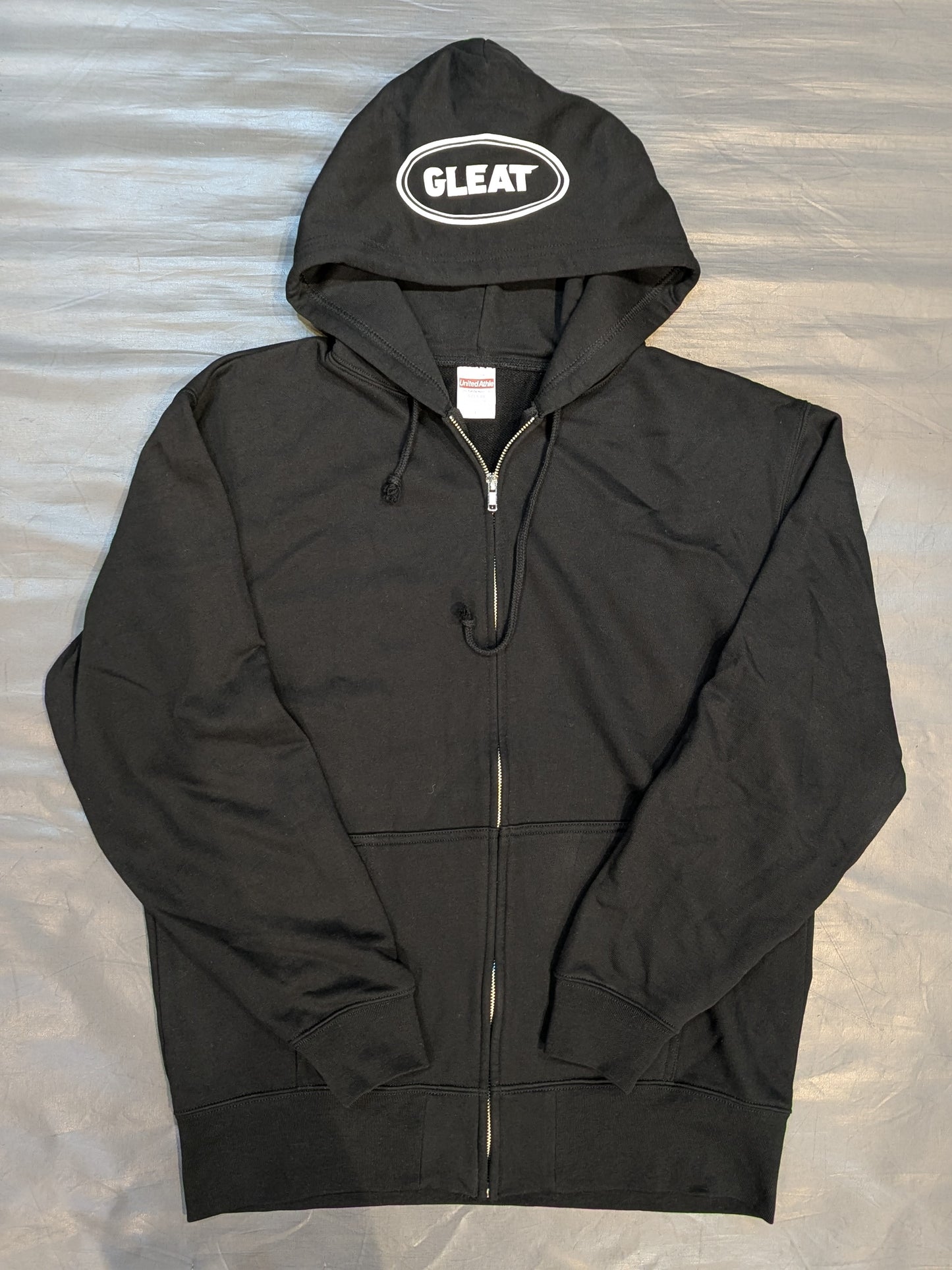 GLEAT ジップパーカー①(ブラック)