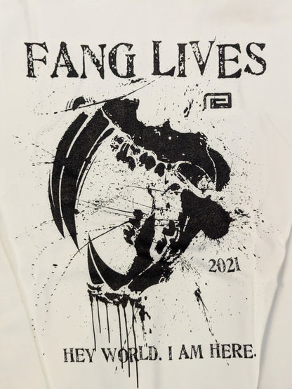 KENTA「FANG LIVES」スウェットパーカー②(ホワイト)