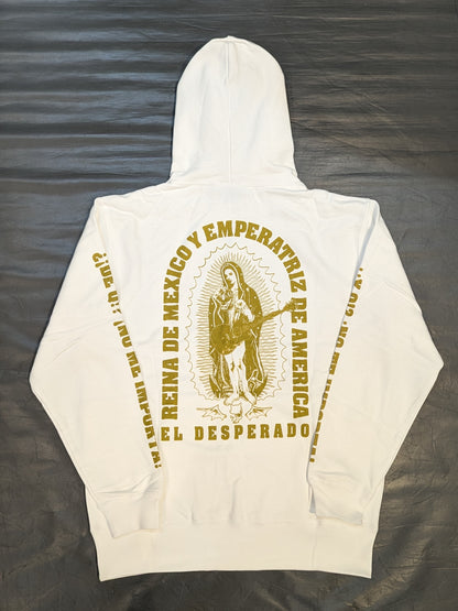 El Desperado "ESTILO MEXICANO" Pullover hoodie  (White×Gold)