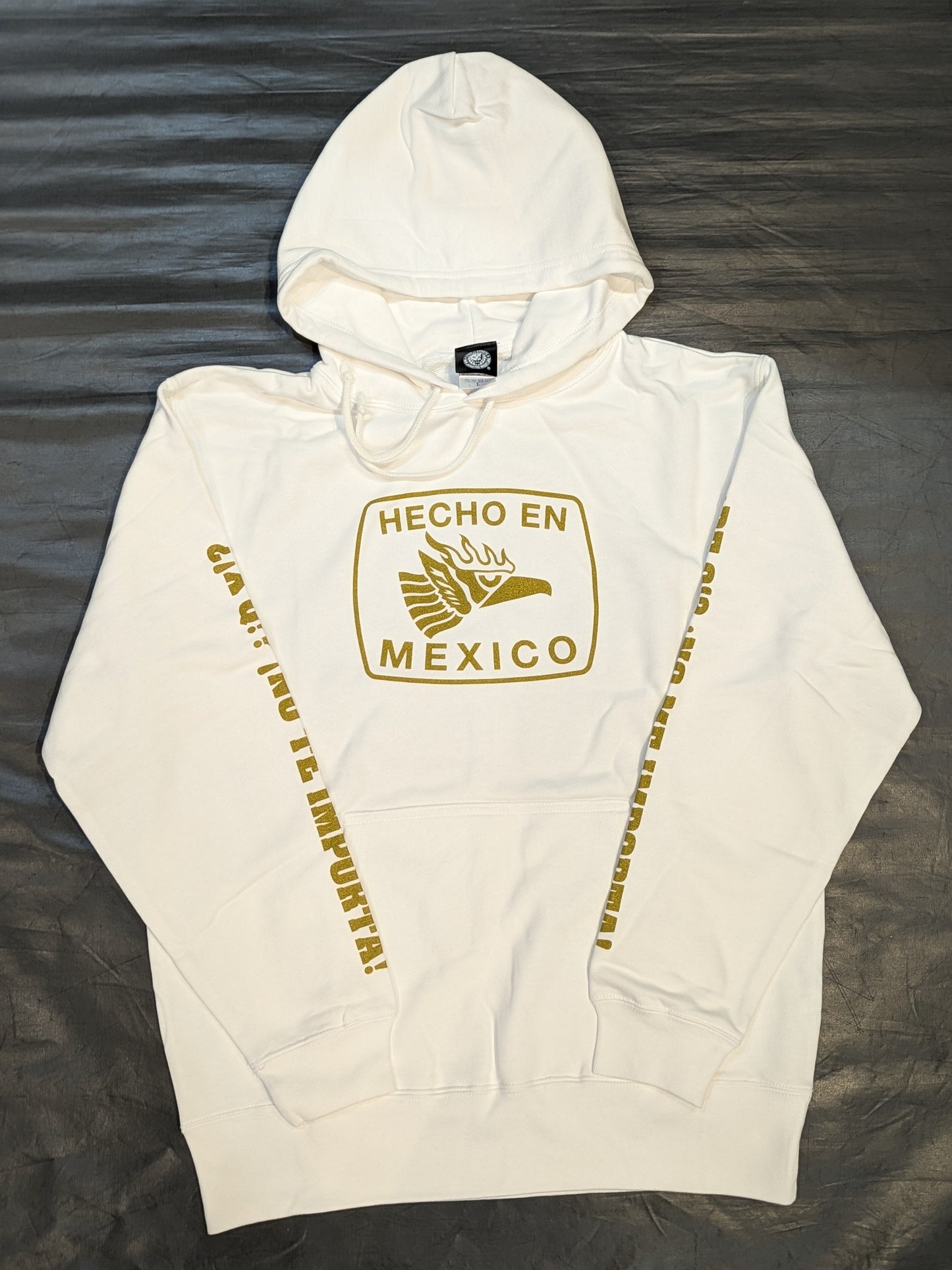 El Desperado "ESTILO MEXICANO" Pullover hoodie  (White×Gold)