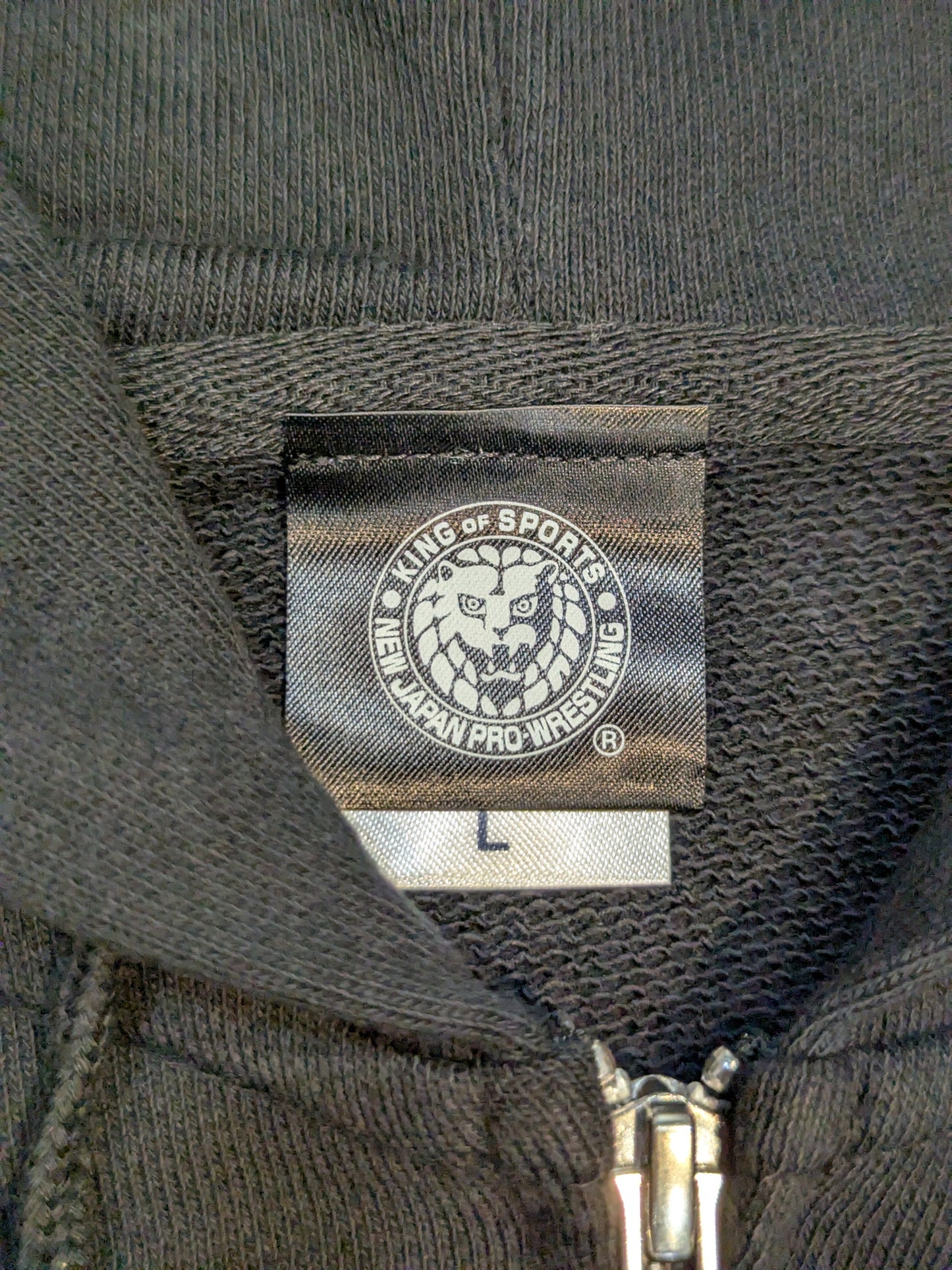 BULLET CLUB 'RING FORCE' Zip hoodie  (1) (Black)