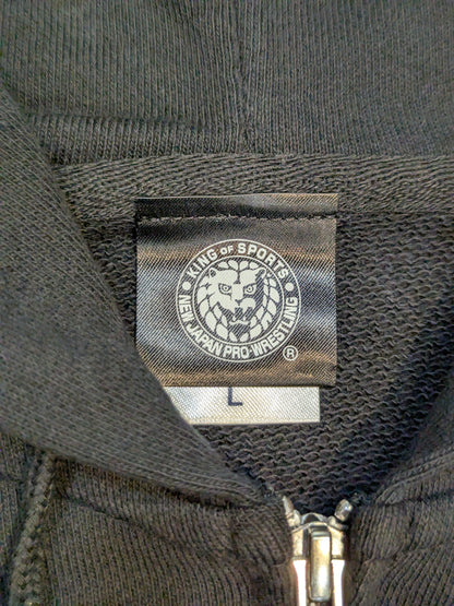 BULLET CLUB 'RING FORCE' Zip hoodie  (1) (Black)