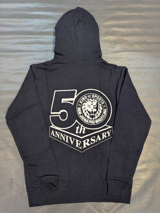 Lion Mark Zip Hoodie  (50th Ver. / Navy)