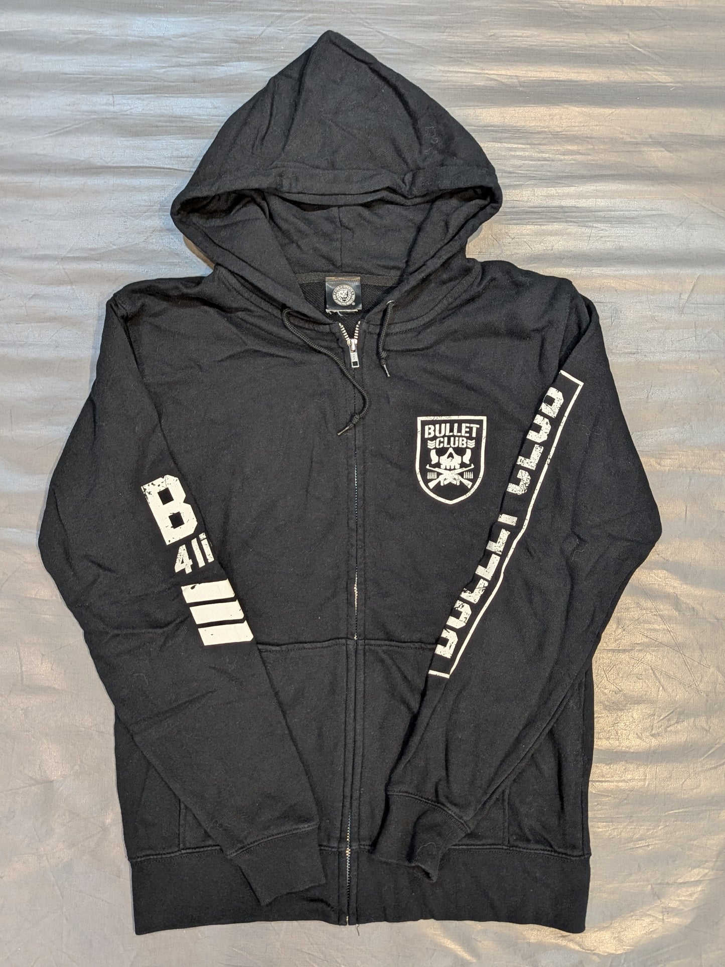 BULLET CLUB "RING FORCE" Zip Hoodie  (2) (Black)