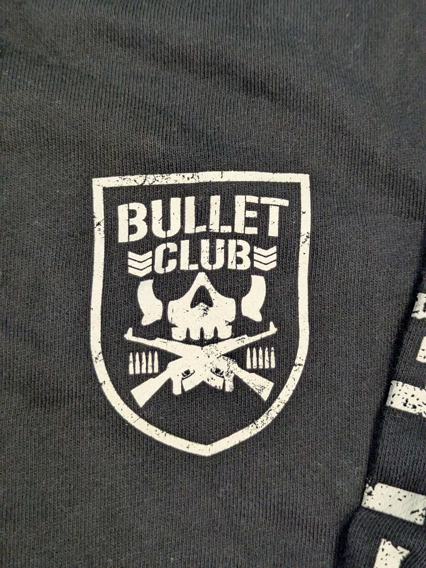 BULLET CLUB "RING FORCE" Zip Hoodie  (2) (Black)
