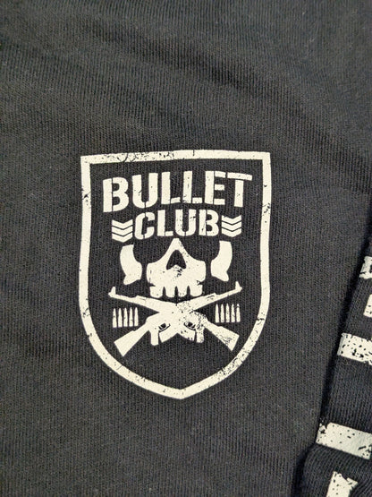 BULLET CLUB "RING FORCE" Zip Hoodie  (2) (Black)