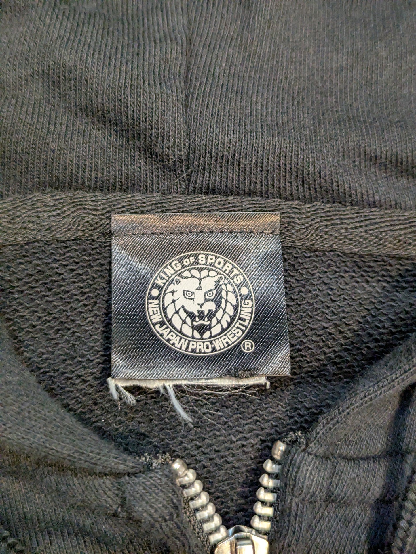 BULLET CLUB "RING FORCE" Zip Hoodie  (2) (Black)