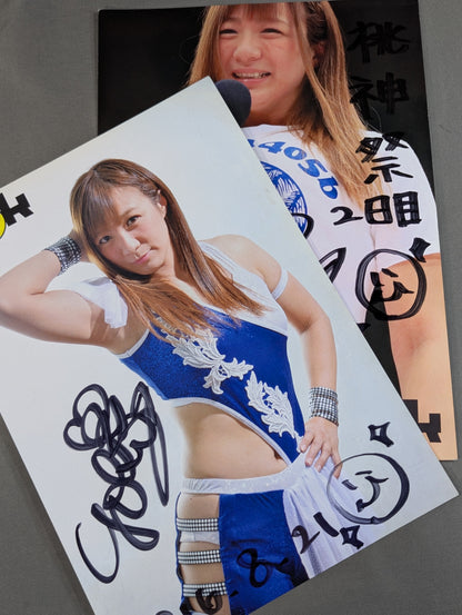 美闘陽子 直筆サイン入り ポートレート 2枚セット