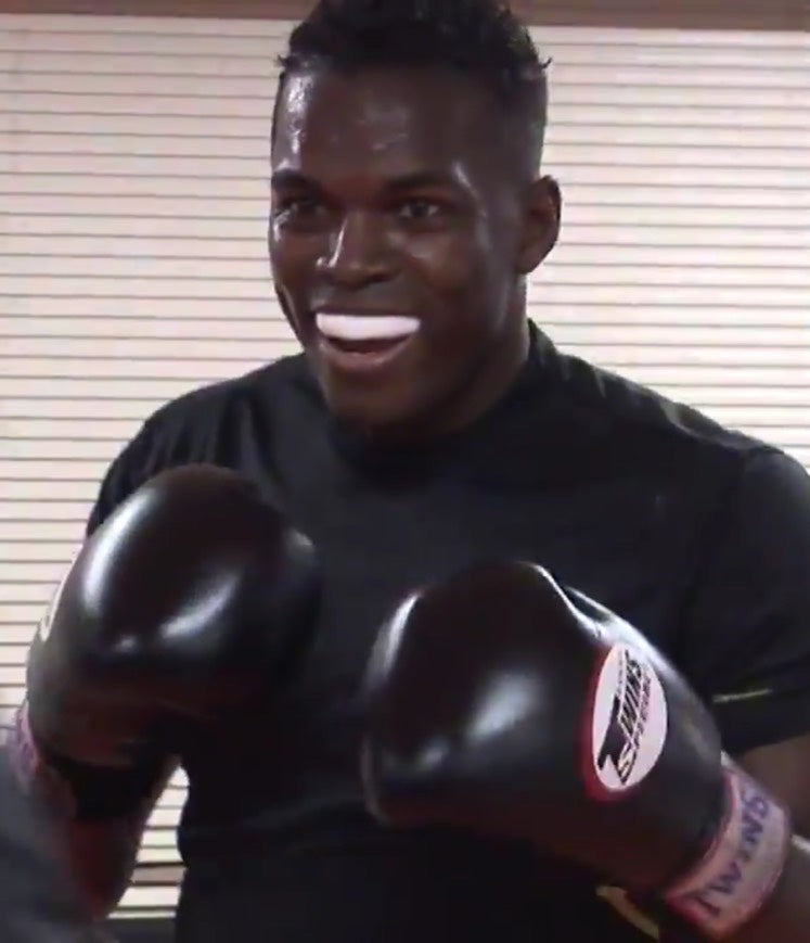 Remy Bonjasky ★: gloves worn by him ★ during practice