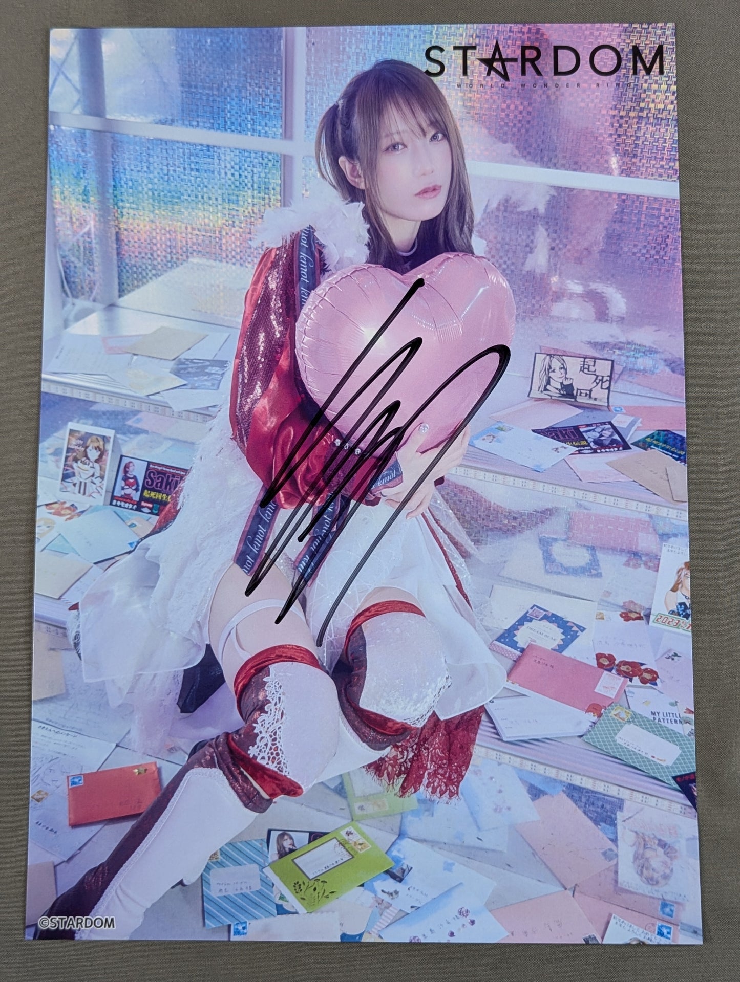 Saki Kashima  hand signed autograph  Starda Mu Pro-Photo (N-5)