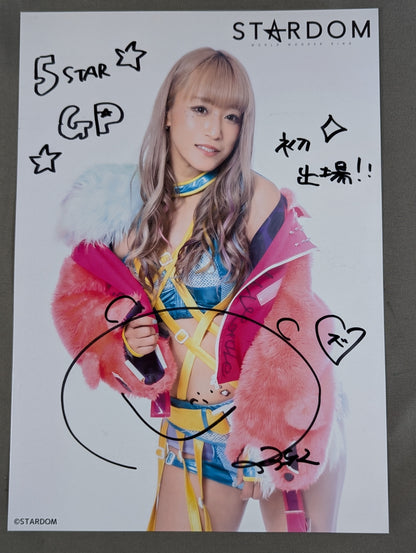 SAKI hand signed autograph Stardom Pro-Photo (A-1)