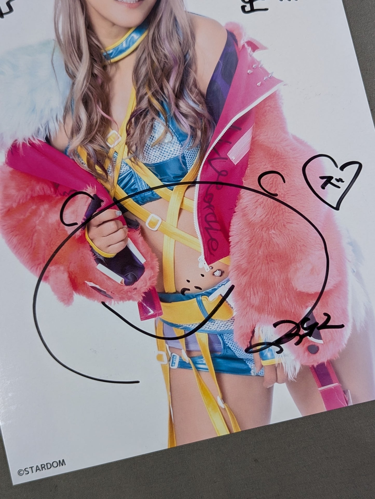 SAKI hand signed autograph Stardom Pro-Photo (A-1)