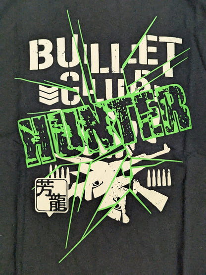 【hand signed autograph】Yoshitatsu "BULLET CLUB HUNTER" T-shirt (Black)