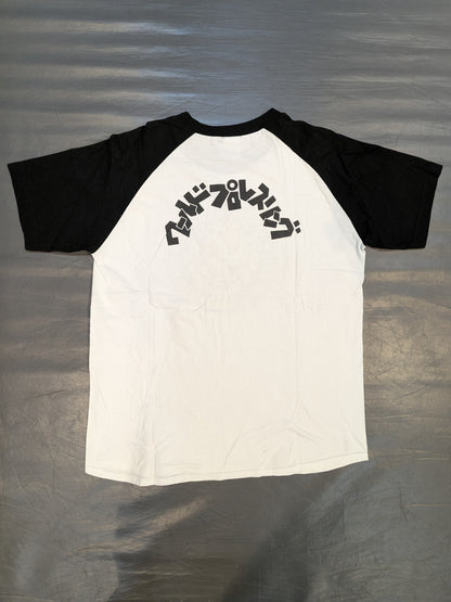 ライオンマーク ラグラン Tシャツ①(ホワイト×ブラック)