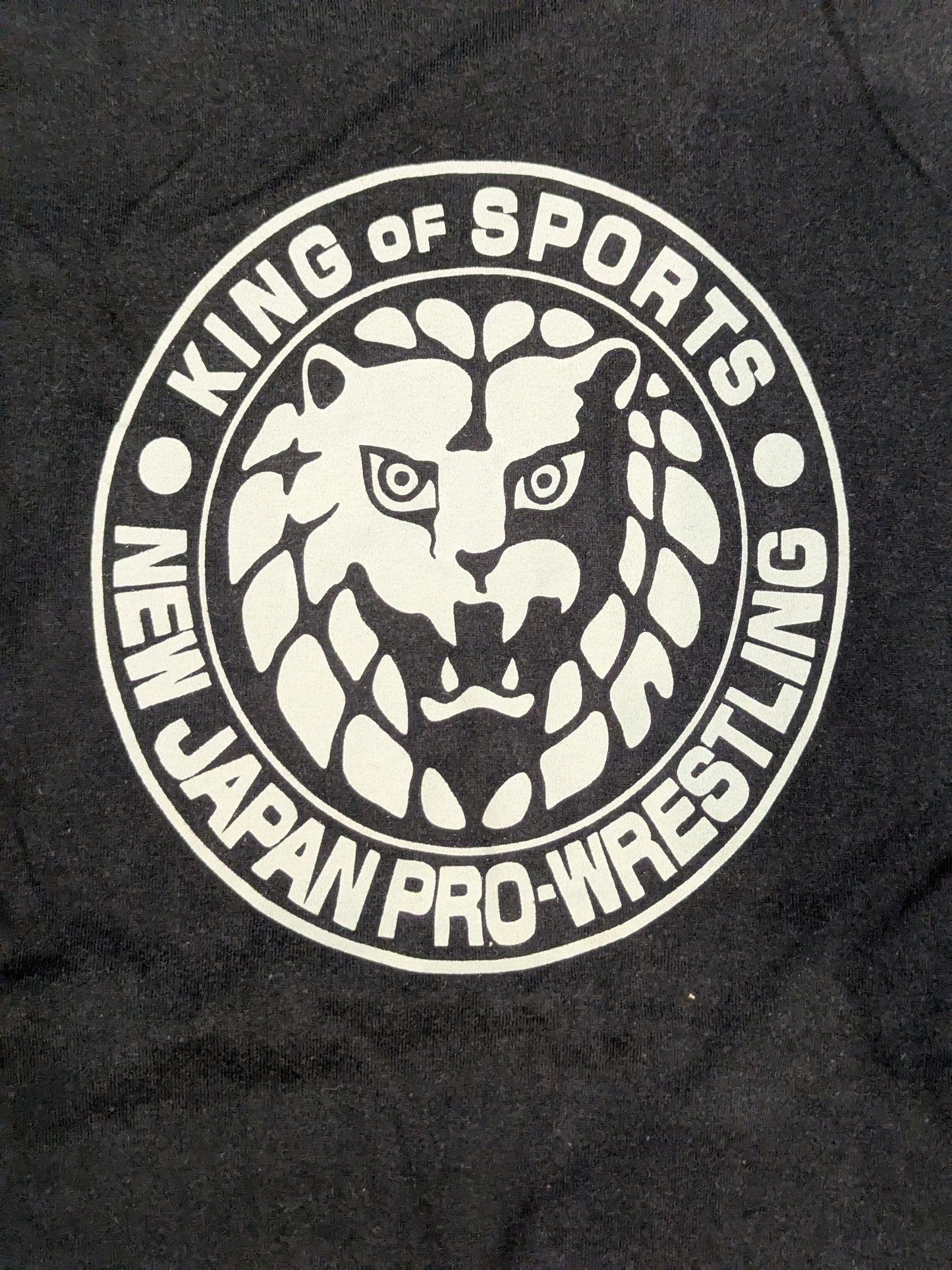 ライオンマーク ラグラン Tシャツ②(ブラック×グレー)