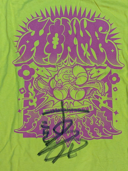 【直筆サイン入り】本間朋晃「こけし is Happy!」Tシャツ
