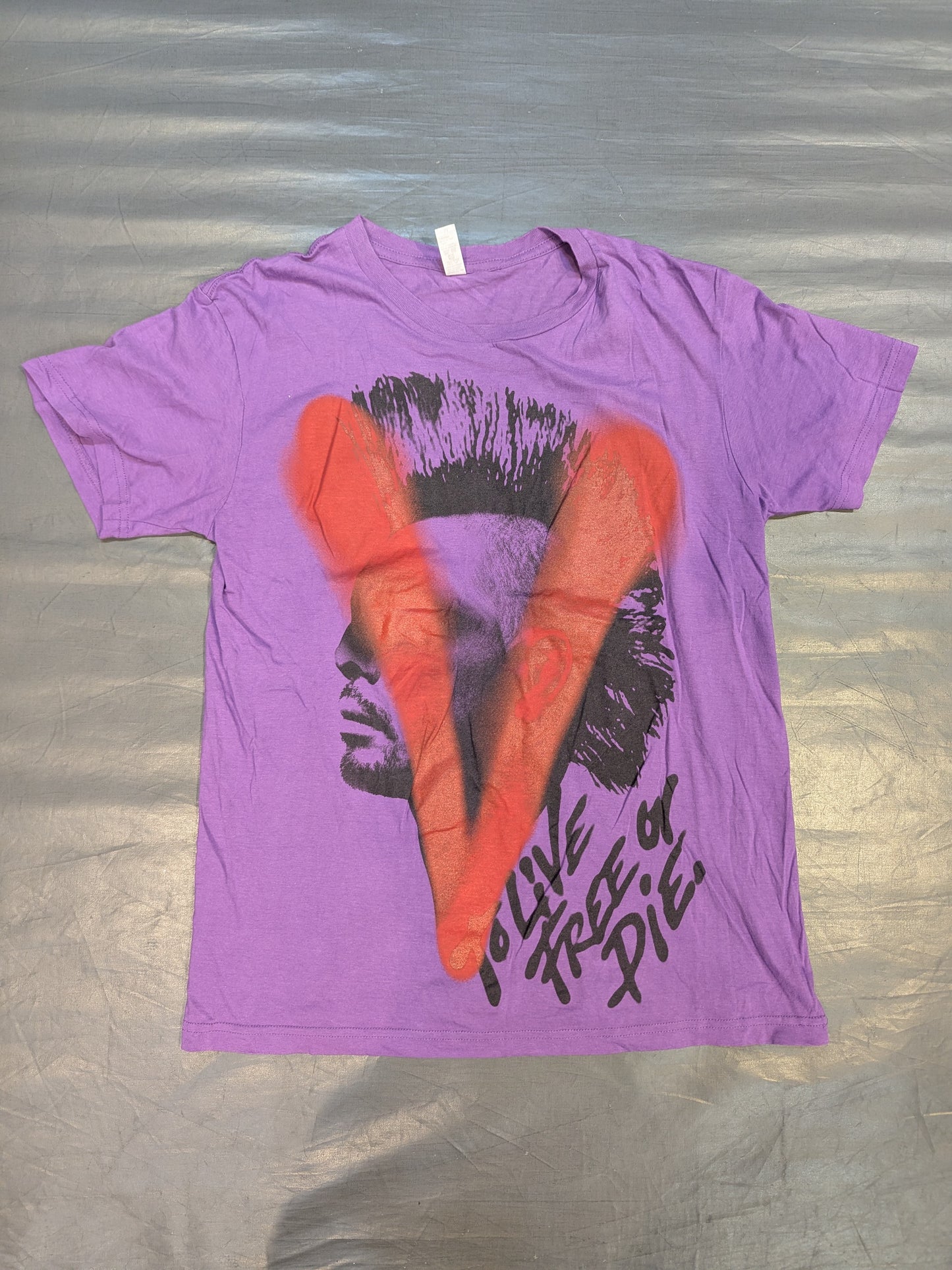 中邑真輔「モヒカン中邑」Tシャツ(パープル)
