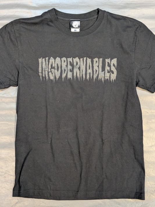 BUSHI「INGOBERNABLES」Tシャツ(ブラック×ブラック)