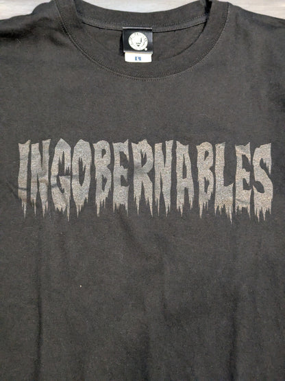 BUSHI「INGOBERNABLES」Tシャツ(ブラック×ブラック)