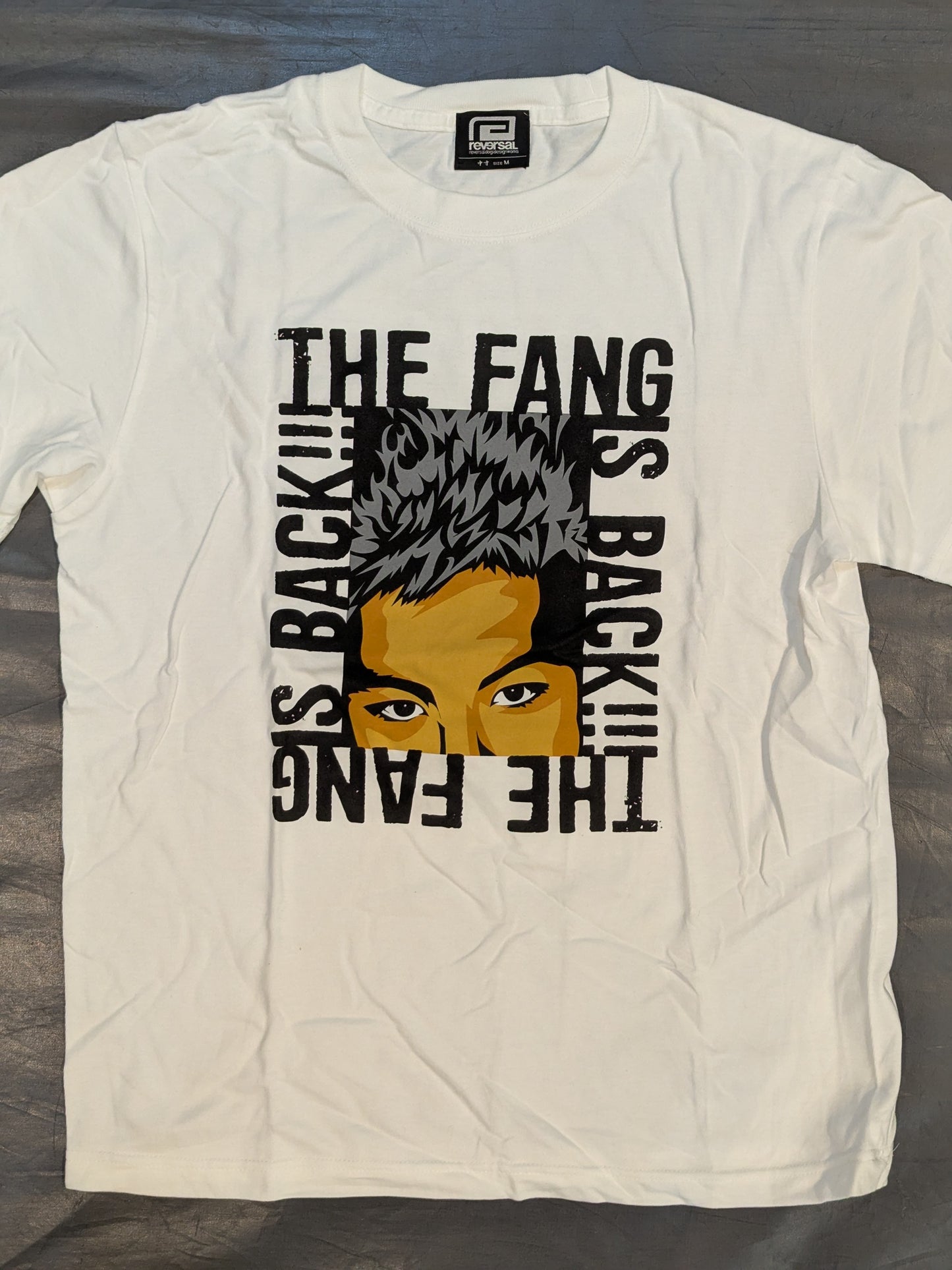 KENTA「THE FANG IS BACK」Tシャツ②(ホワイト)