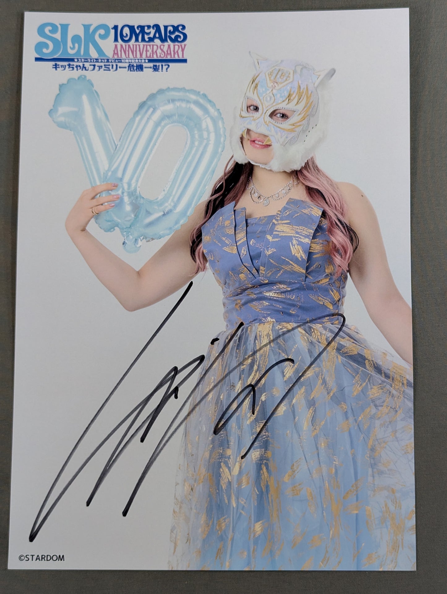 ★10th Anniversary ★ STARLIGHT KID  hand signed autograph Stardom Pro-Photo (2)