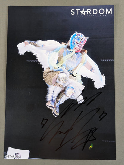 STARLIGHT KID  hand signed autograph  Starda Mu Pro-Photo (L-6)
