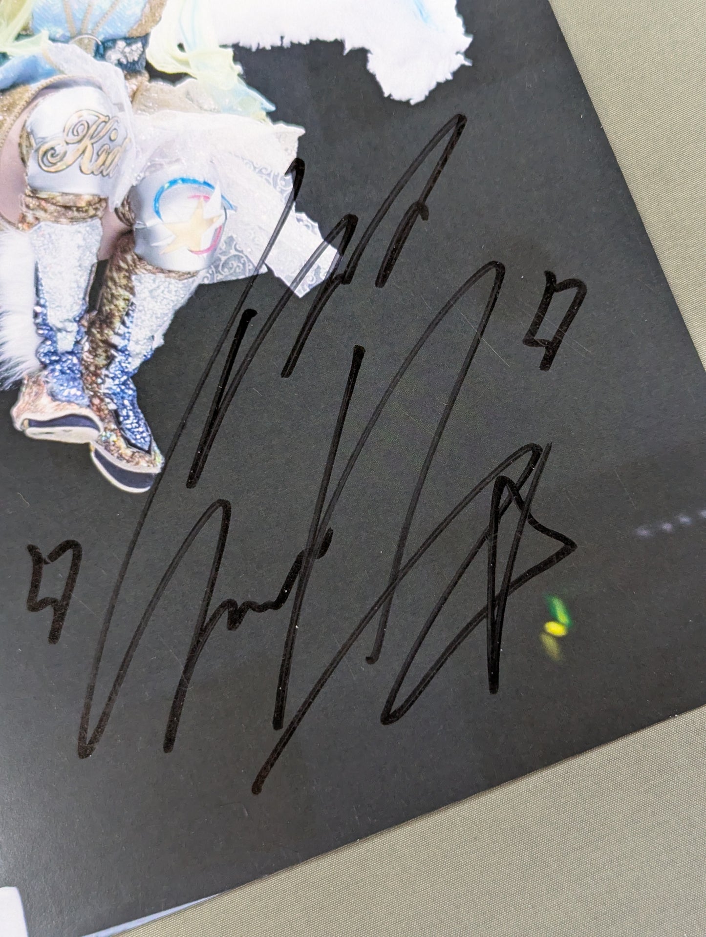 STARLIGHT KID  hand signed autograph  Starda Mu Pro-Photo (L-6)