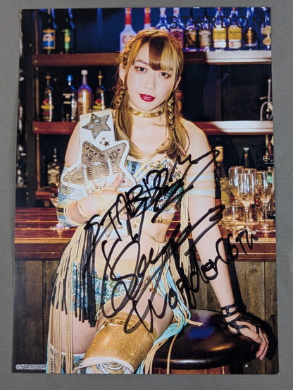 Saya Kamitani  hand signed autograph  Starda Mu Pro-Photo (D-7)