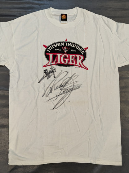 【直筆サイン入り】獣神サンダー・ライガー「JYUSHIN THUNDER LIGER SINCE 1989」Tシャツ