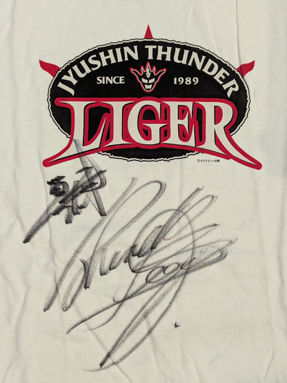 【直筆サイン入り】獣神サンダー・ライガー「JYUSHIN THUNDER LIGER SINCE 1989」Tシャツ