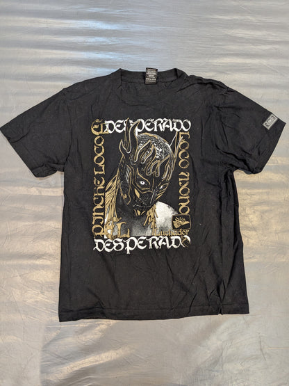 エル・デスペラード×ROLLING CRADLE コラボTシャツ④(ブラック×ゴールド)
