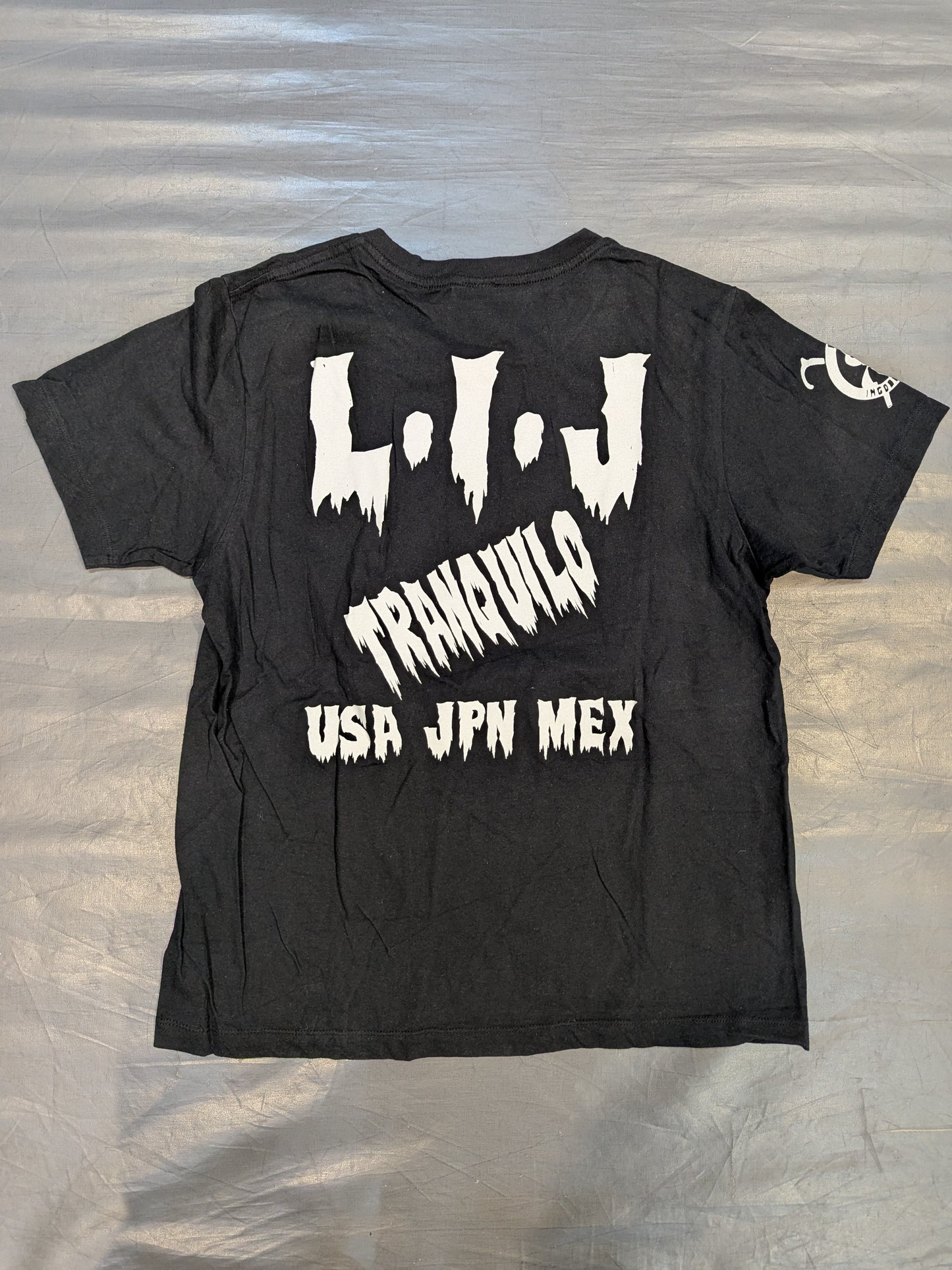 L・I・J Tシャツ⑤(ブラック×ホワイト)