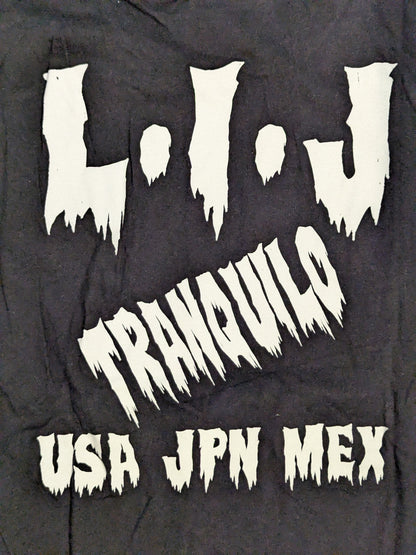 L・I・J Tシャツ⑤(ブラック×ホワイト)