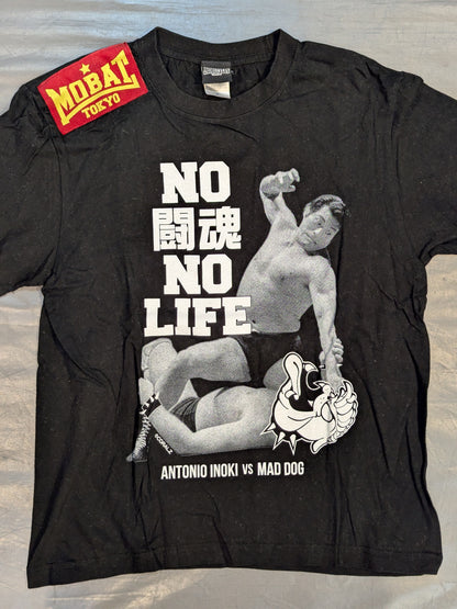 Antonio Inoki × MOBSTYLES 'NO Fighting Spirit NO LIFE' T-shirt