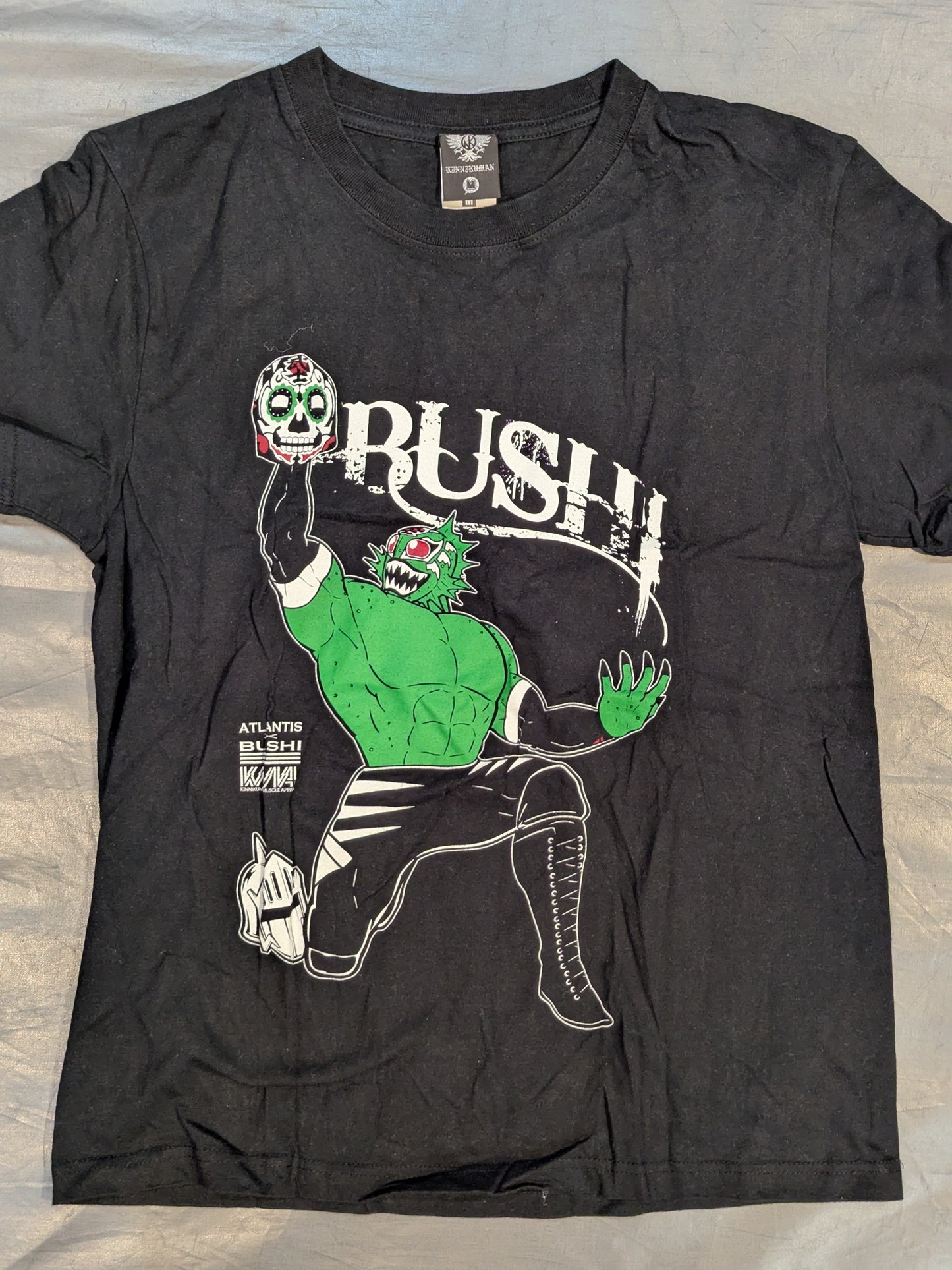 BUSHI ×Atlantis  T-shirt (Black)