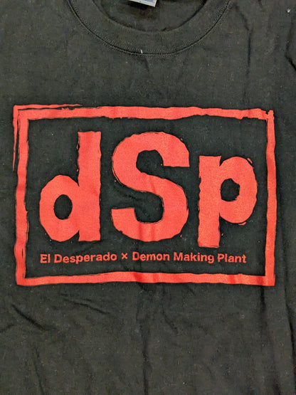 エル・デスペラード×d.M.p Tシャツ(ブラック×レッド)